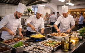 Küchenparty im Schlosshotel Althörnitz